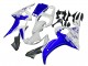 Mejores Carenados Moto Yamaha YZF 600 R6 2005 - Blanco Azul Yamalube