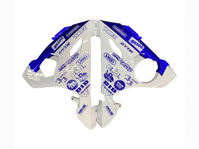 Mejores Carenados Moto Yamaha YZF 600 R6 2005 - Blanco Azul Yamalube