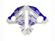 Mejores Carenados Moto Yamaha YZF 600 R6 2005 - Blanco Azul Yamalube