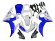 Mejores Carenados Moto Yamaha YZF 600 R6 2005 - Blanco Azul Yamalube