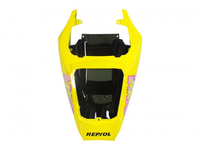 Mejores Carenados Moto Yamaha YZF 600 R6 2005 - Negro Rosa Amarillo Repsol 46
