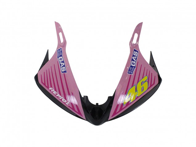 Mejores Carenados Moto Yamaha YZF 600 R6 2005 - Negro Rosa Amarillo Repsol 46