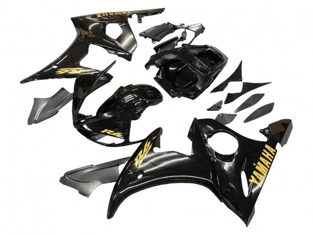 Mejores Carenados Moto Yamaha YZF 600 R6 2005 - Negro Oro
