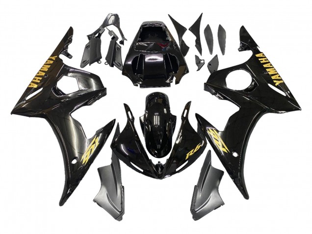 Mejores Carenados Moto Yamaha YZF 600 R6 2005 - Negro Oro