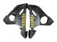 Mejores Carenados Moto Yamaha YZF 600 R6 2005 - Gris Negro Mate Oro