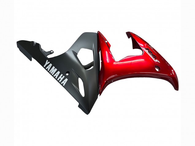 Mejores Kits Carenado Moto Yamaha YZF 600 R6 2005 - Rojo Negro Mate