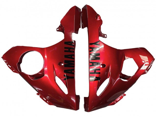 Mejores Carenado Moto Yamaha YZF 600 R6 2005 - Rojo Negro Mate