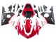 Mejores Carenados Moto Yamaha YZF 600 R6 2005 - Rojo Blanco Negro Mate