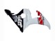 Mejores Carenados Moto Yamaha YZF 600 R6 2005 - Blanco Negro Rojo Motul