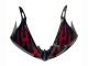 Mejores Carenados Moto Yamaha YZF 600 R6 2005 - Negro Rojo Llama