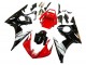 Mejores Carenados Moto Yamaha YZF 600 R6 2005 - Rojo Blanco Negro Brillante