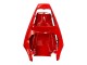 Mejores Carenados Moto Yamaha YZF 600 R6 2005 - Rojo Blanco Negro Brillante