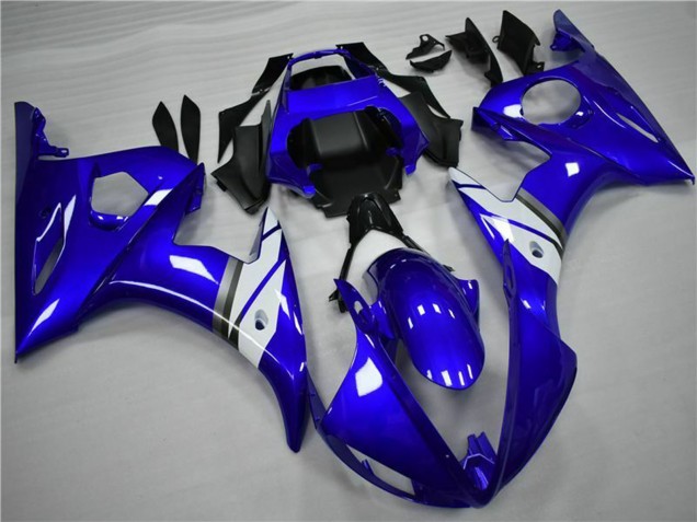 Mejores Carenados Moto Yamaha YZF 600 R6 2005 - Azul Blanco