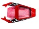 Mejores Carenados Moto Yamaha YZF 600 R6 2005 - Blanco Rojo Negro Brillante
