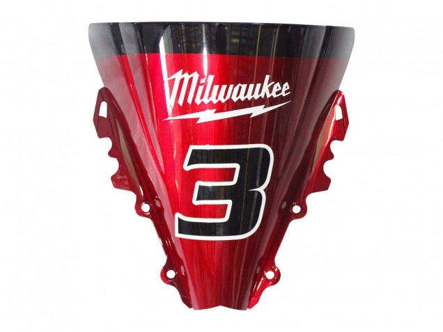 Mejores Carenados Moto Yamaha YZF 600 R6 2006-2007 - Blanco Rojo Negro Verde Monstruo Milwaukee