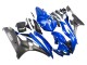 Mejores Carenados Moto Yamaha YZF 600 R6 2006-2007 - Azul Blanco Negro Brillante