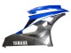 Mejores Carenados Moto Yamaha YZF 600 R6 2006-2007 - Azul Blanco Negro Brillante