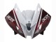 Mejores Carenados Moto Yamaha YZF 600 R6 2006-2007 - Blanco Rojo Granate Fiat Acer Yamalube