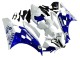 Mejores Carenados Moto Yamaha YZF 600 R6 2006-2007 - Blanco Azul Jordan