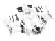 Mejores Carenados Moto Yamaha YZF 600 R6 2006-2007 - Blanco Negro Brillante Motul Michelin