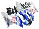 Mejores Carenados Moto Yamaha YZF 600 R6 2006-2007 - Blanco Azul Rojo Fiat Motul Michelin