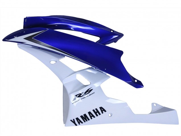 Mejores Carenados Moto Yamaha YZF 600 R6 2006-2007 - Blanco Azul Negro