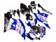 Mejores Carenados Moto Yamaha YZF 600 R6 2006-2007 - Blanco Azul Negro Fimer Volvo Yamalube Sterilgarda