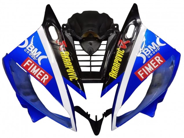 Mejores Carenados Moto Yamaha YZF 600 R6 2006-2007 - Blanco Azul Negro Fimer Volvo Yamalube Sterilgarda