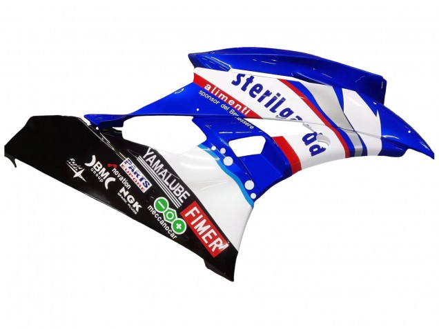 Mejores Carenados Moto Yamaha YZF 600 R6 2006-2007 - Blanco Azul Negro Fimer Volvo Yamalube Sterilgarda