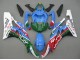 Mejores Carenados Moto Yamaha YZF 600 R6 2006-2007 - Azul Verde Blanco Rojo Dunlop Michelin Motul