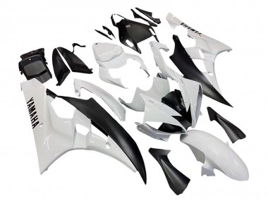 Mejores Carenados Moto Yamaha YZF 600 R6 2006-2007 - Blanco Negro Mate