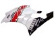 Mejores Carenados Moto Yamaha YZF 600 R6 2006-2007 - Blanco Rojo Negro Motul