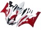 Mejores Carenados Moto Yamaha YZF 600 R6 2006-2007 - Blanco Rojo