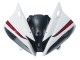 Mejores Carenados Moto Yamaha YZF 600 R6 2006-2007 - Blanco Rojo