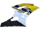 Mejores Carenados Moto Yamaha YZF 600 R6 2006-2007 - Amarillo Blanco Negro Brillante Motul