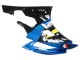 Mejores Carenados Moto Yamaha YZF 600 R6 2006-2007 - Azul Neon Verde Negro Tiburón