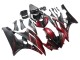 Mejores Carenados Moto Yamaha YZF 600 R6 2006-2007 - Rojo Negro Mate