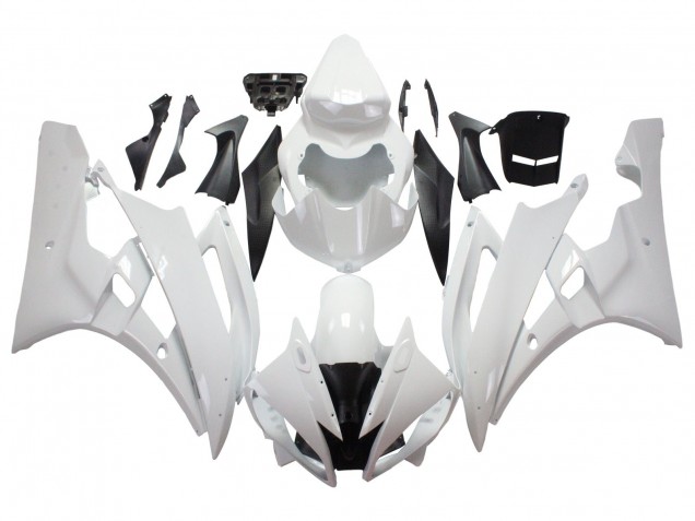 Mejores Carenados Moto Yamaha YZF 600 R6 2006-2007 - Blanco