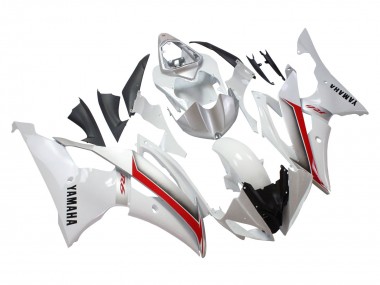 Mejores Carenados Moto Yamaha YZF 600 R6 2008-2016 - Blanco Rojo