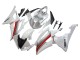 Mejores Carenados Moto Yamaha YZF 600 R6 2008-2016 - Blanco Rojo