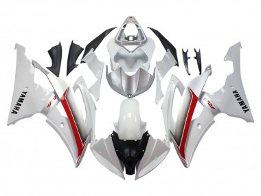 Mejores Carenados Moto Yamaha YZF 600 R6 2008-2016 - Blanco Rojo