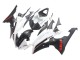 Mejores Carenados Moto Yamaha YZF 600 R6 2008-2016 - Blanco Negro Mate Rojo Calcomanías