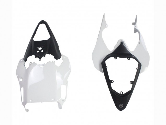 Mejores Carenados Moto Yamaha YZF 600 R6 2008-2016 - Blanco Negro Mate Rojo Calcomanías