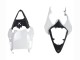 Mejores Carenados Moto Yamaha YZF 600 R6 2008-2016 - Blanco Negro Mate Rojo Calcomanías
