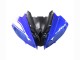 Mejores Carenados Moto Yamaha YZF 600 R6 2008-2016 - Blanco Azul Negro Brillante