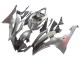 Mejores Carenados Moto Yamaha YZF 600 R6 2008-2016 - Gris Mate Rojo Calcomanías