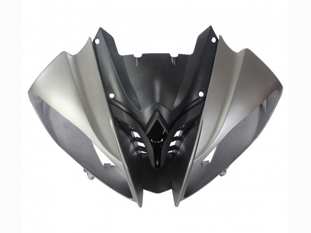 Mejores Carenados Moto Yamaha YZF 600 R6 2008-2016 - Gris Mate Rojo Calcomanías