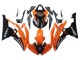 Mejores Carenados Moto Yamaha YZF 600 R6 2008-2016 - Naranja Negro