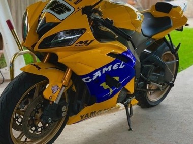 Mejores Carenados Moto Yamaha YZF 600 R6 2008-2016 - Amarillo Azul Camello Motul Michelin
