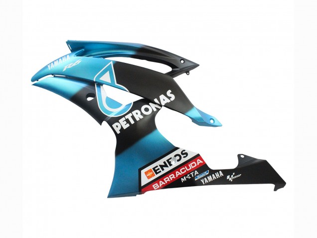 Mejores Carenados Moto Yamaha YZF 600 R6 2008-2016 - Azul Claro Negro Mate Petronas ENEOS